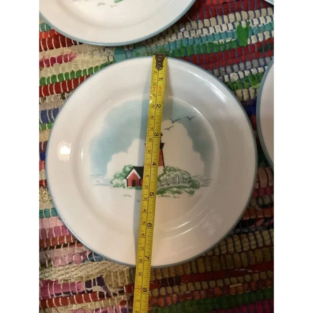 Vintage Corelle Outer Banks Plates by Corning 7.25